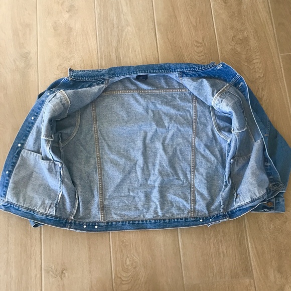 L.A. Blues Jeans 100% Cotton Classic Denim Jean Jacket Large - Picture 5 of 7